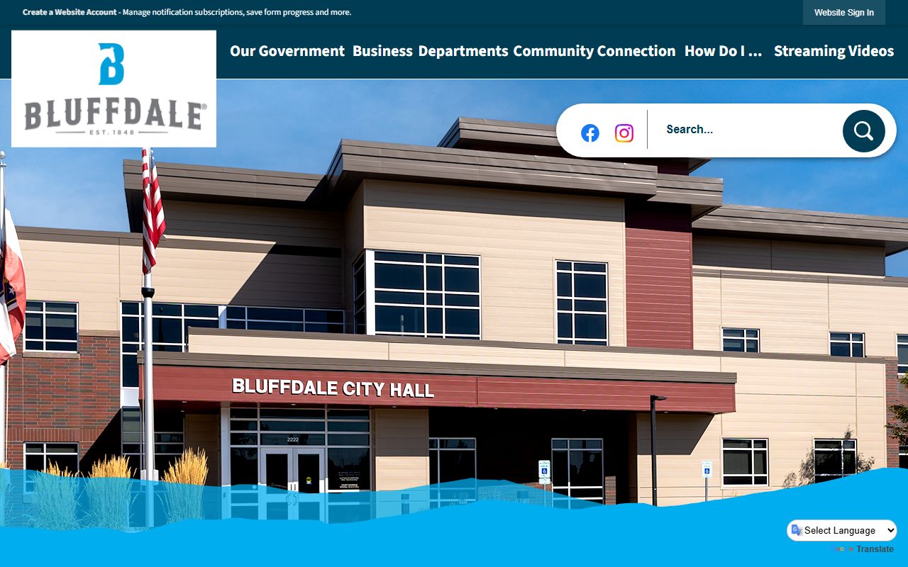 Bluffdale city website for the Bluffdale residents directory records search