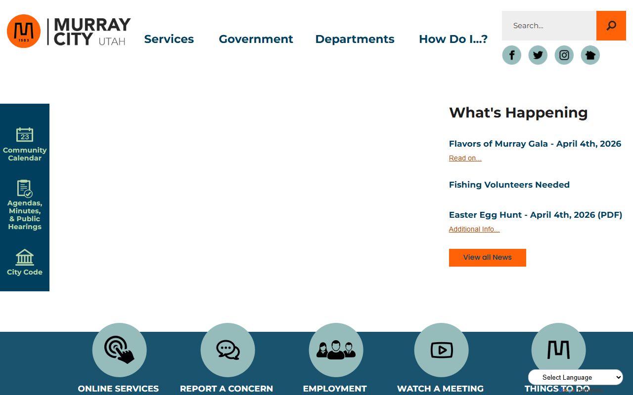 Murray city website for residents directory records search