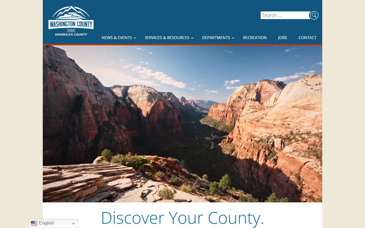 Washington County government website for residents directory searches